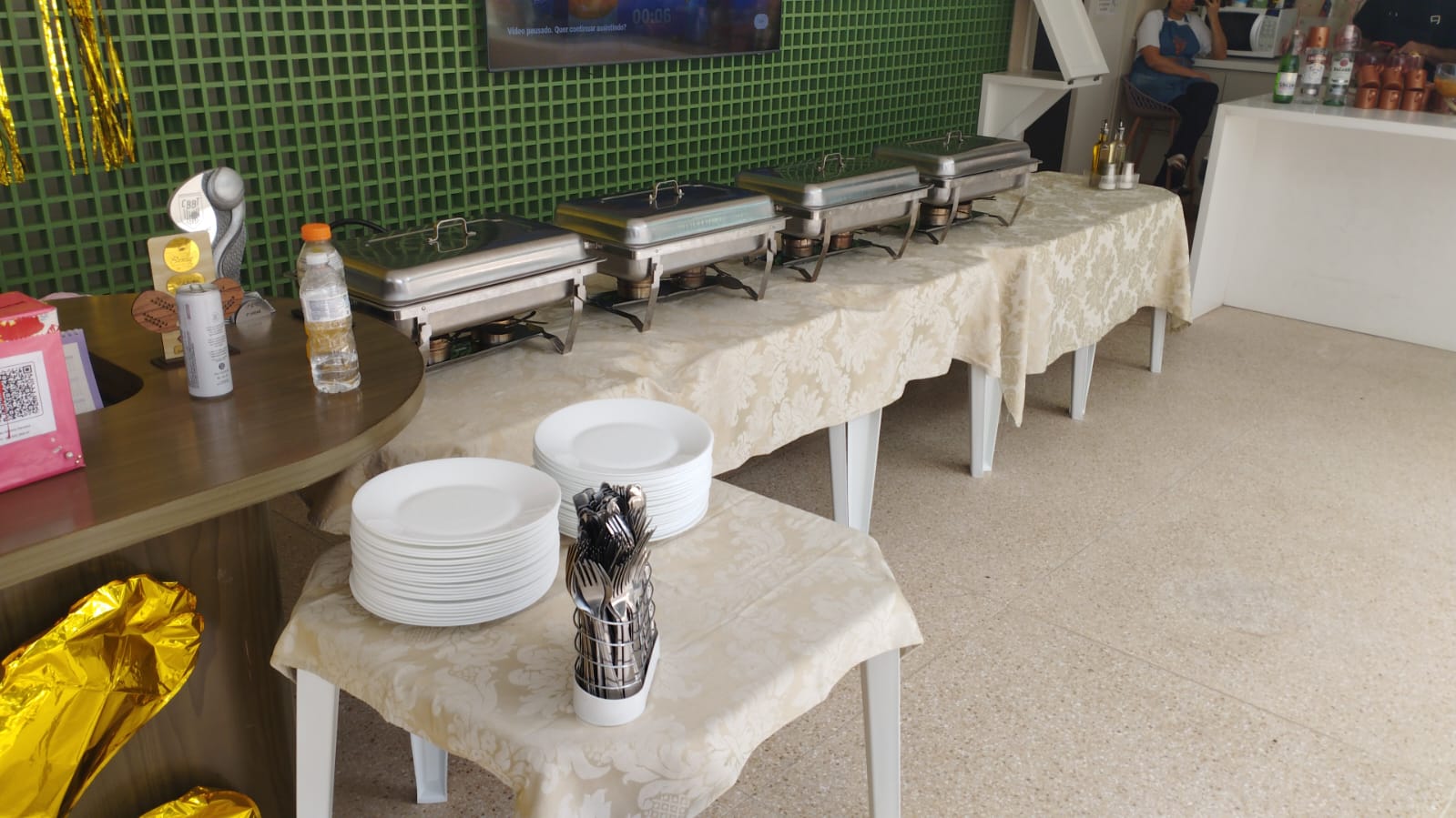 Buffet montado